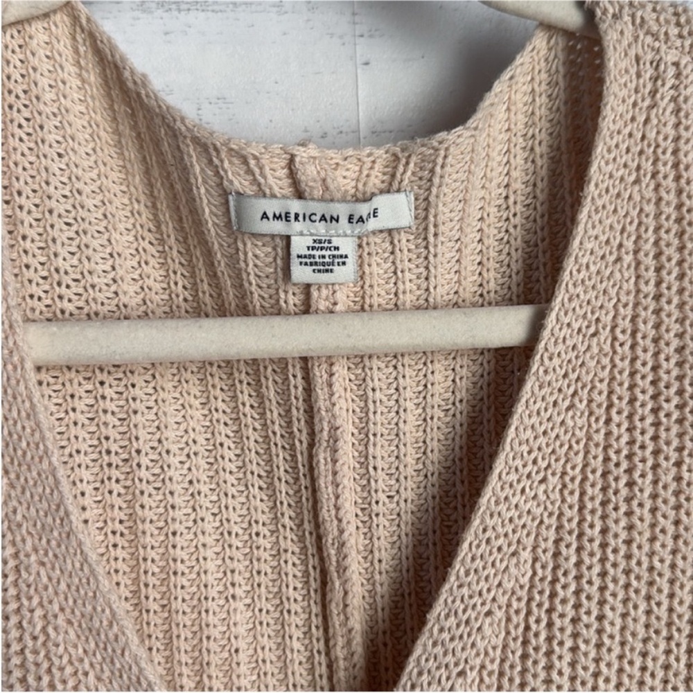 American Eagle Crop Button Down Knit Cardigan - image 7